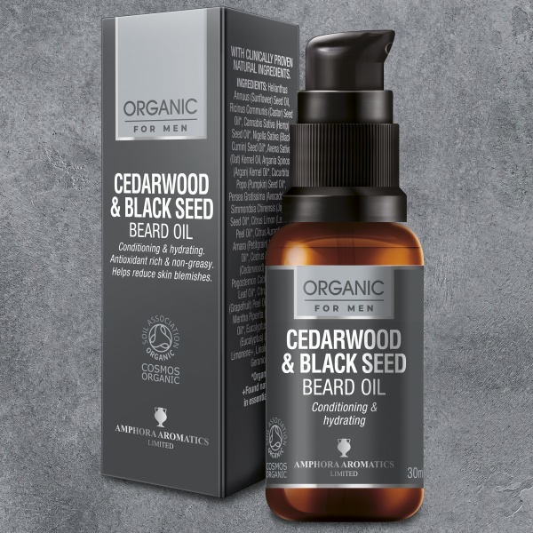 Amphora Aromatics Cedarwood and Black Seed Beard Oil 30 ml